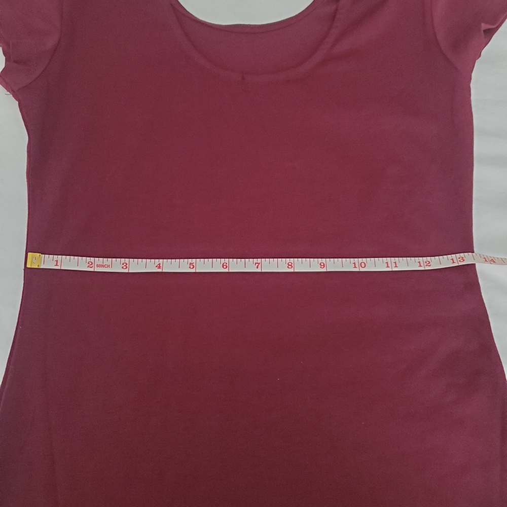 Theraphy dress maroon color - Picture 6 of 7